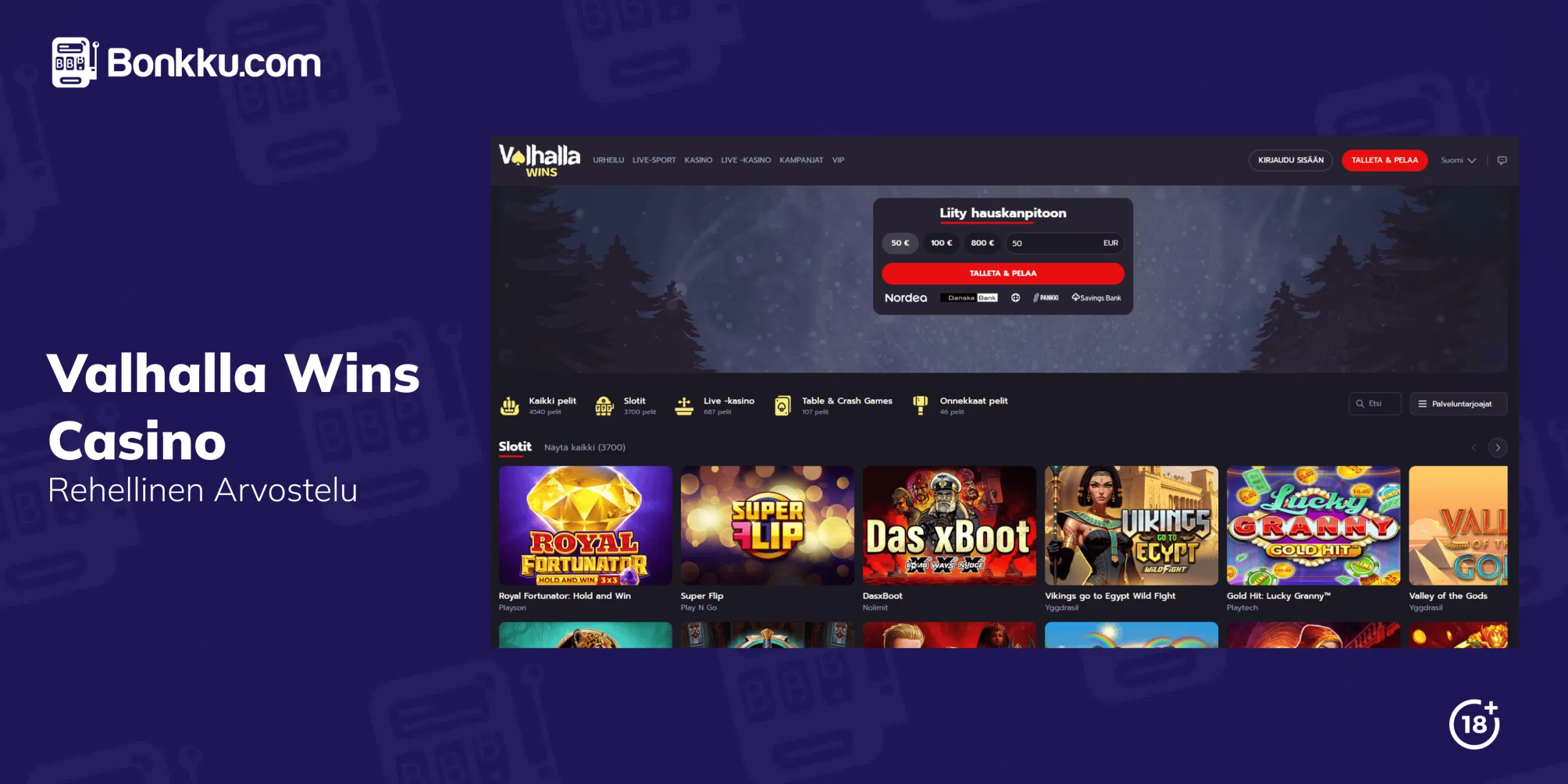 valhalla wins casino arvostelu