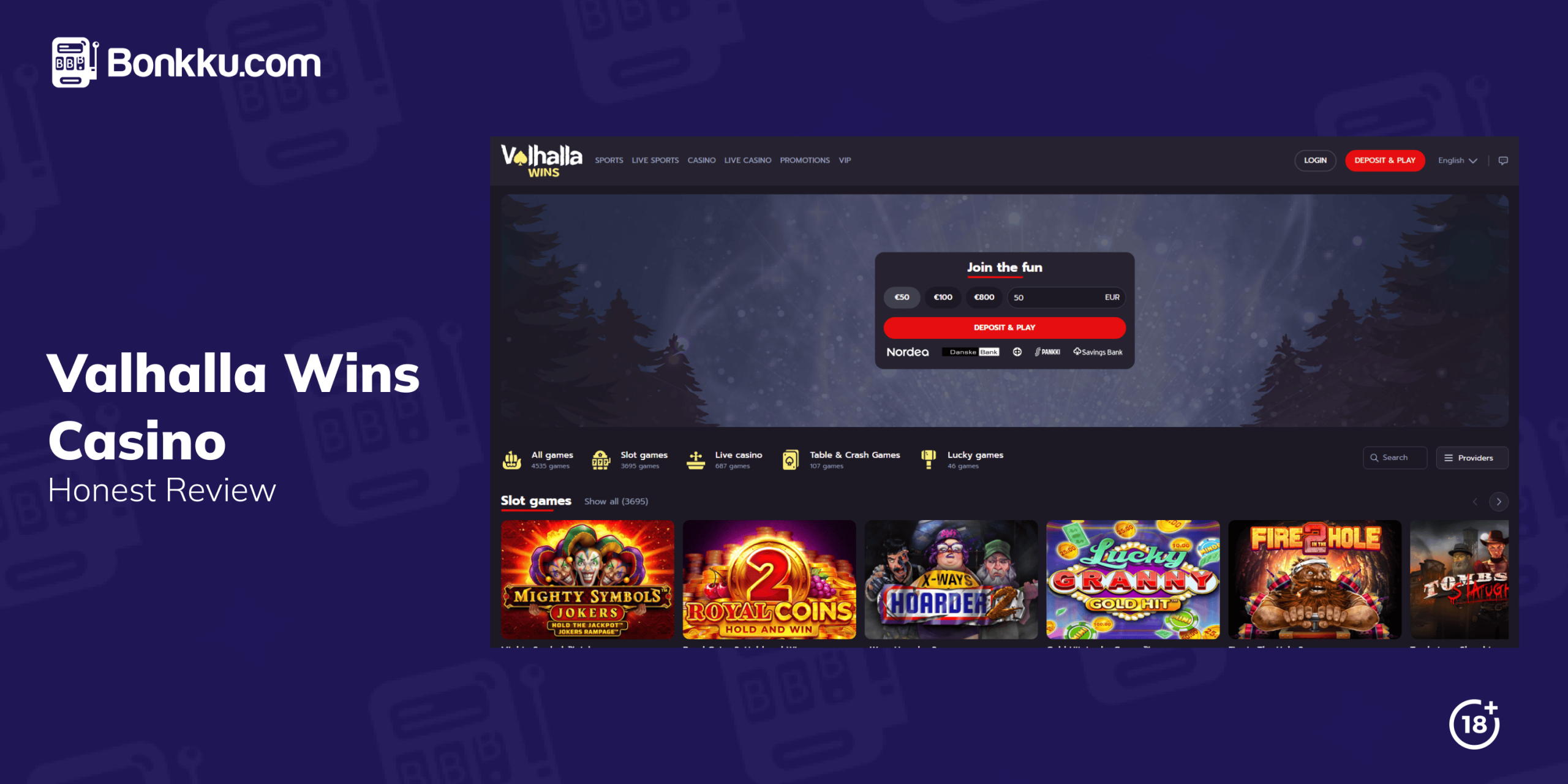 valhalla wins casino review