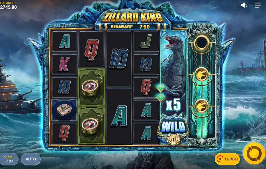 zillard king megaways bonus