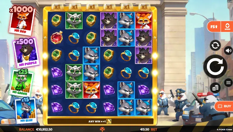 4 foxx crew wildenergy multimax slot