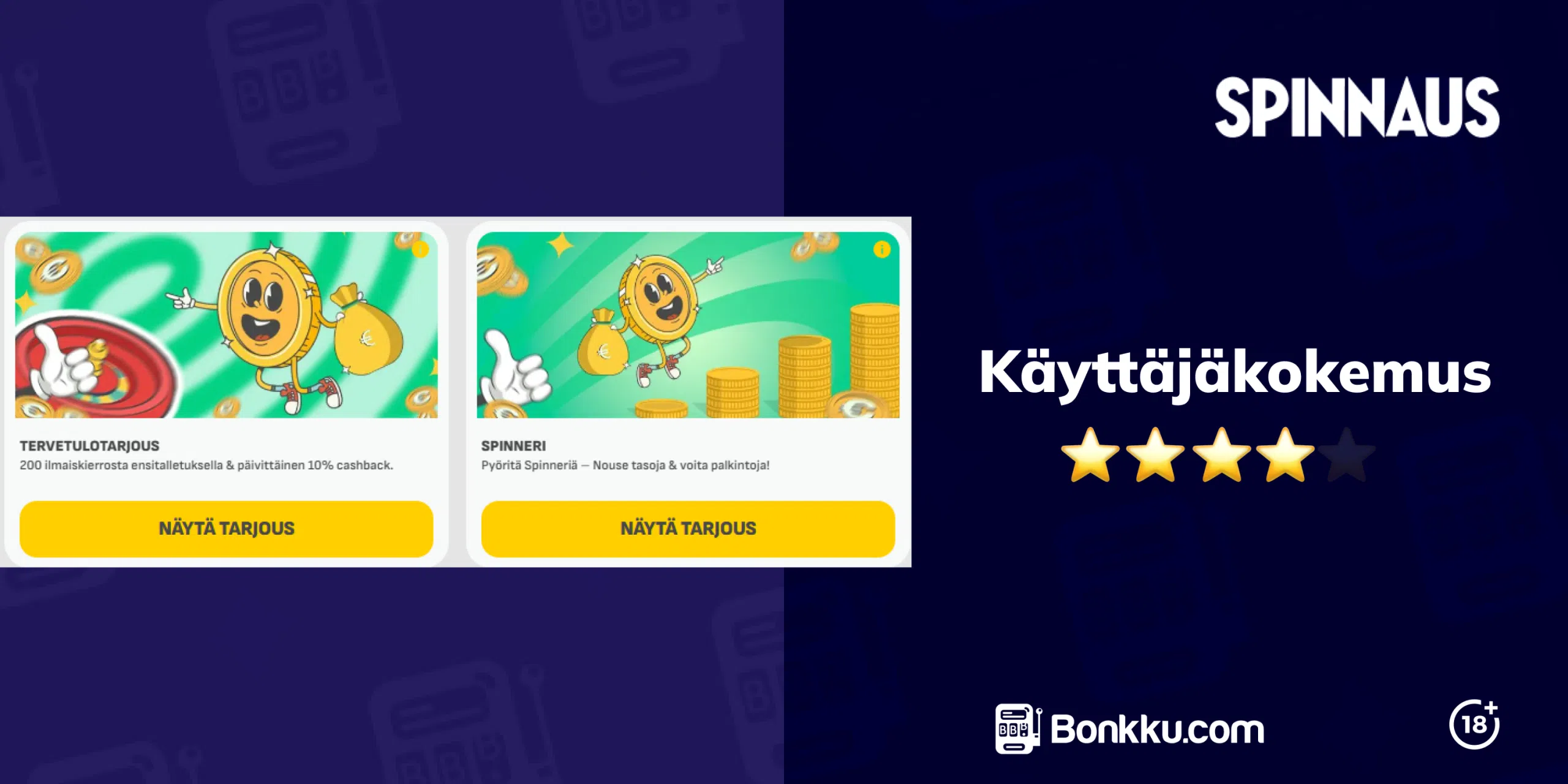 spinnaus kasino käyttäjäkokemus