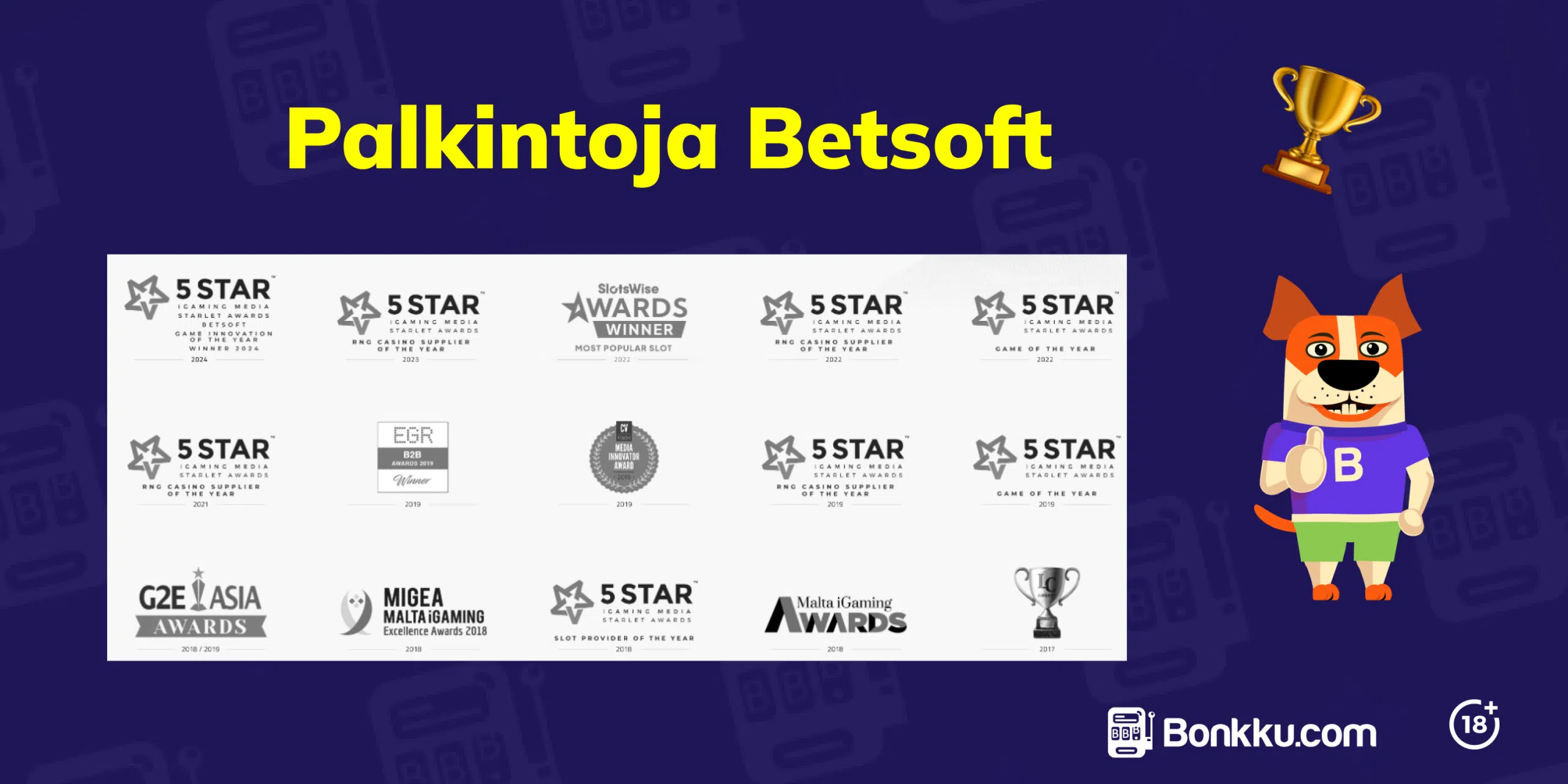 betsoft palkinnot