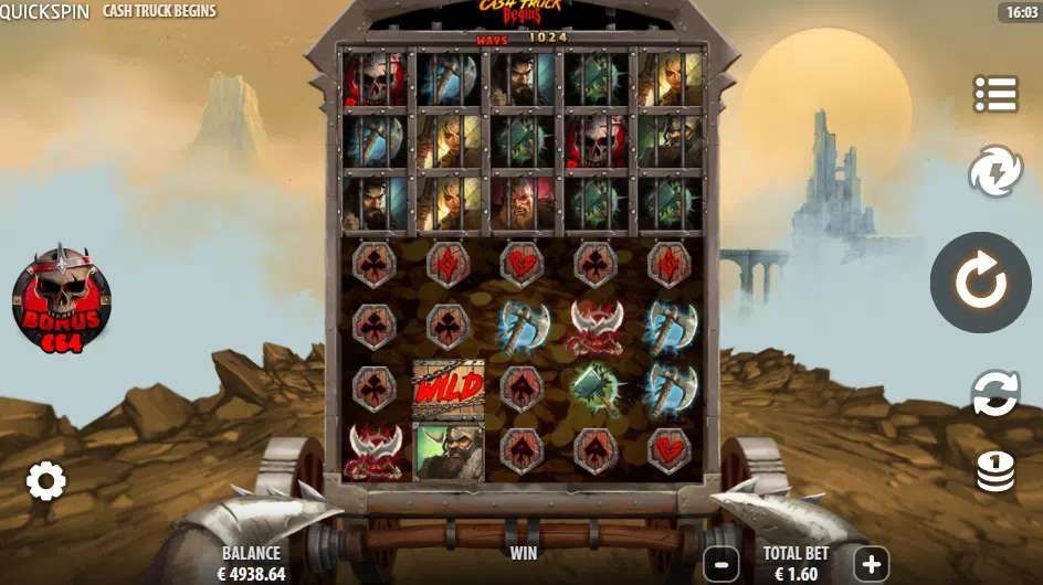 cash truck begins slot