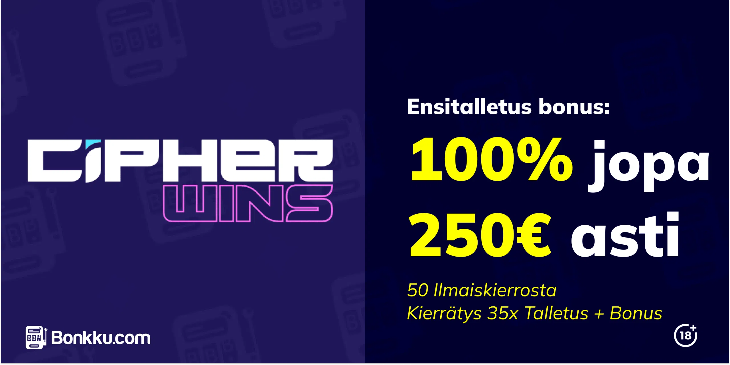 cipherwins casino tervetuliaisbonus