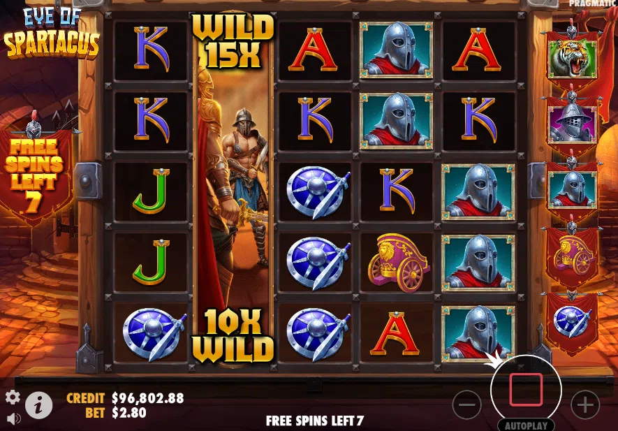 eye of spartacus bonus