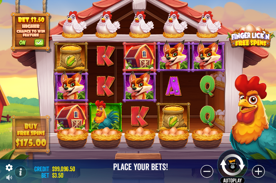 finger lick'n free spins
