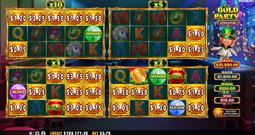 gold party 2 after hours bonus