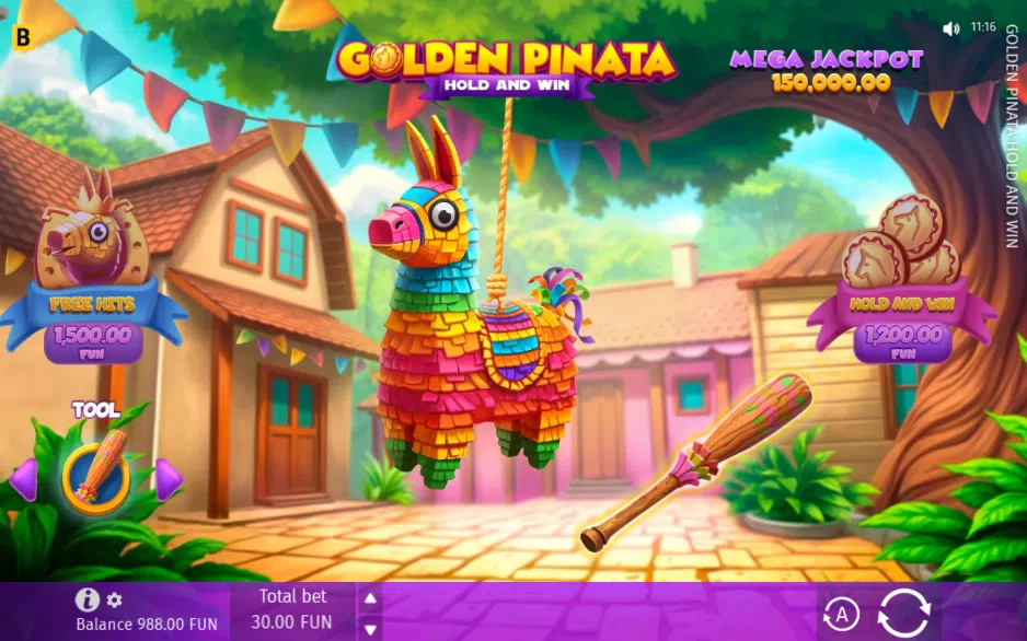 golden pinata hold & win slot