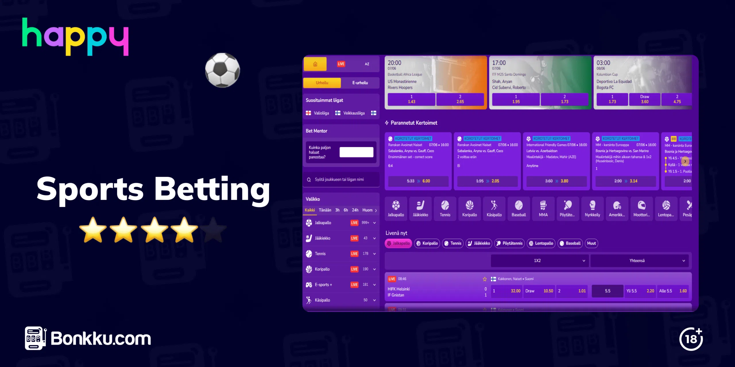 happy casino sports betting