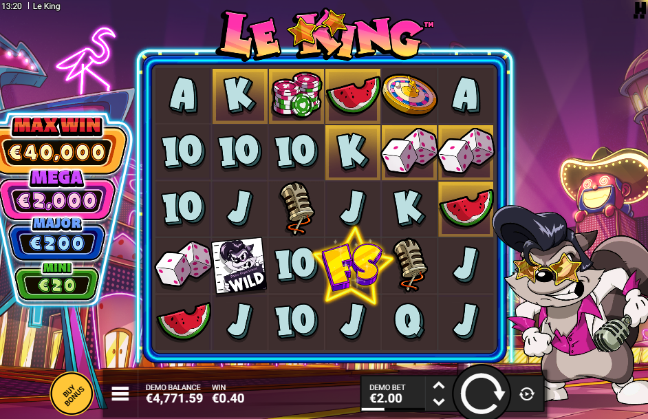 le king slot