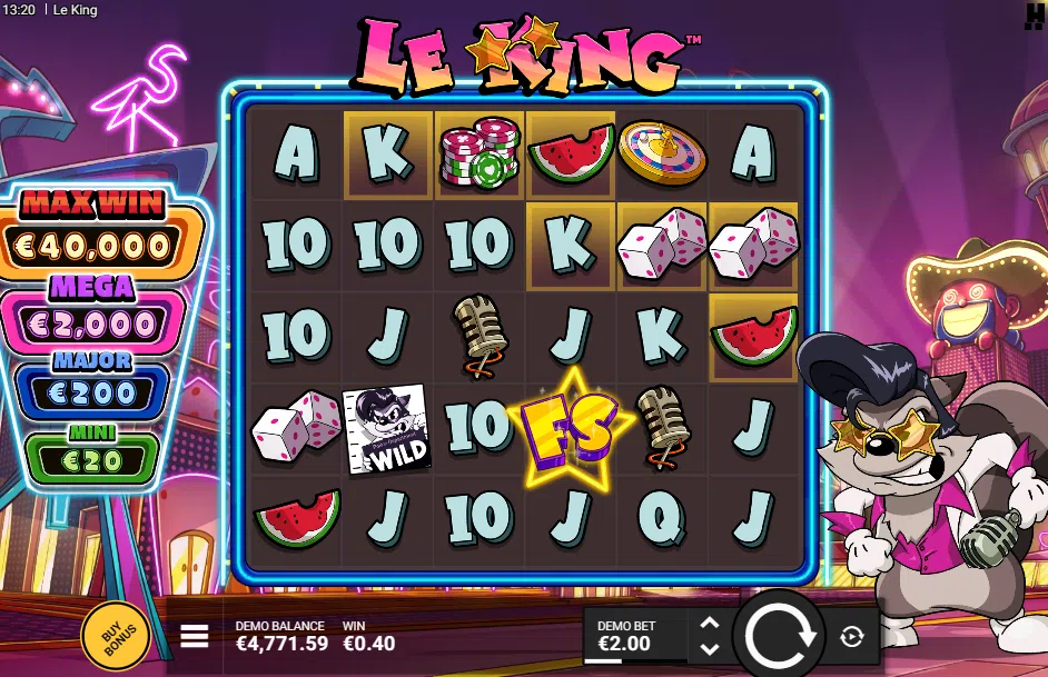 le king slot