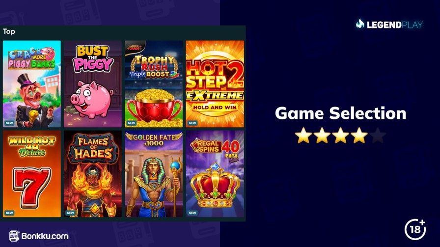 legendplay game selection