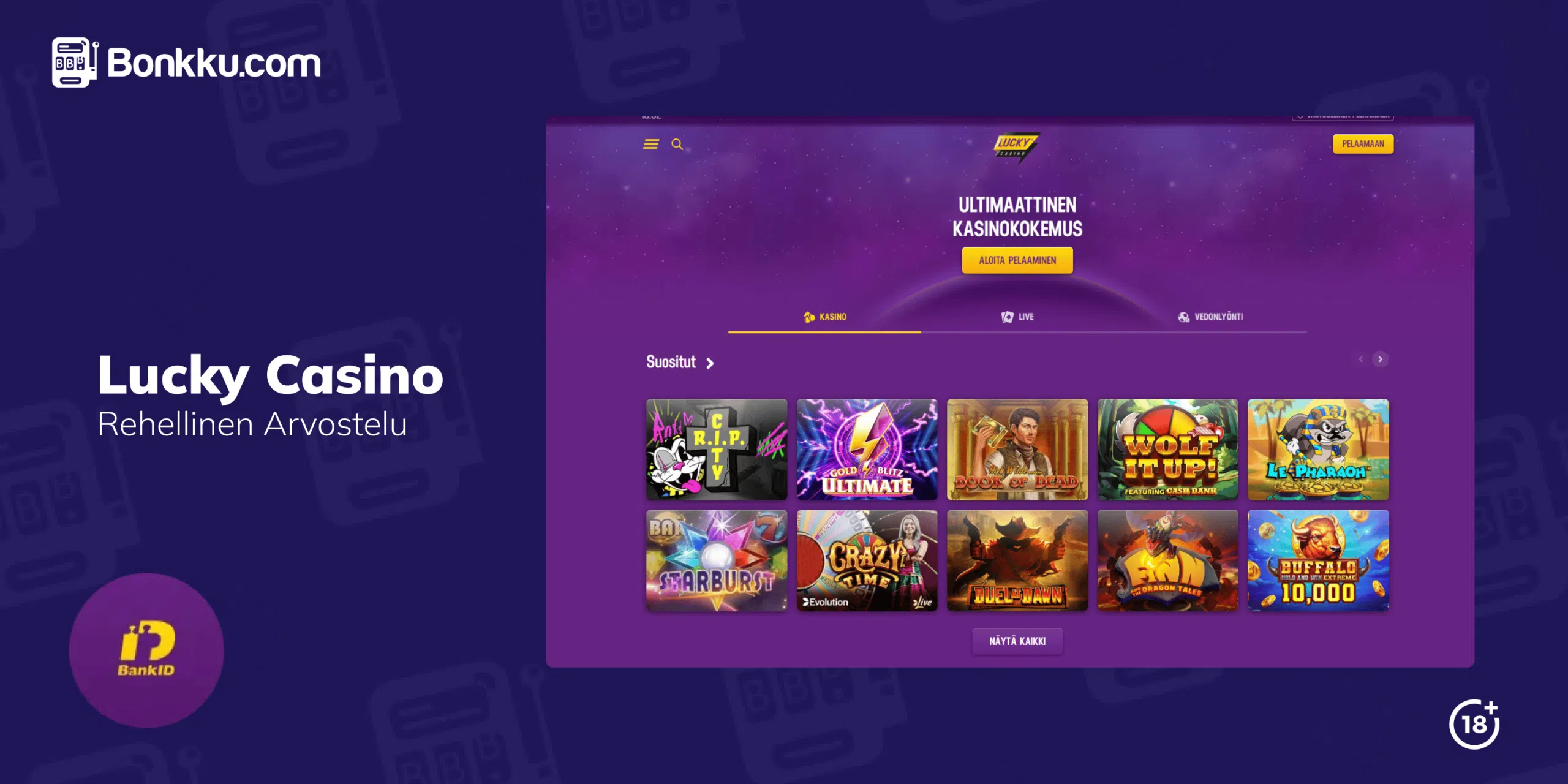 lucky casino arvostelu