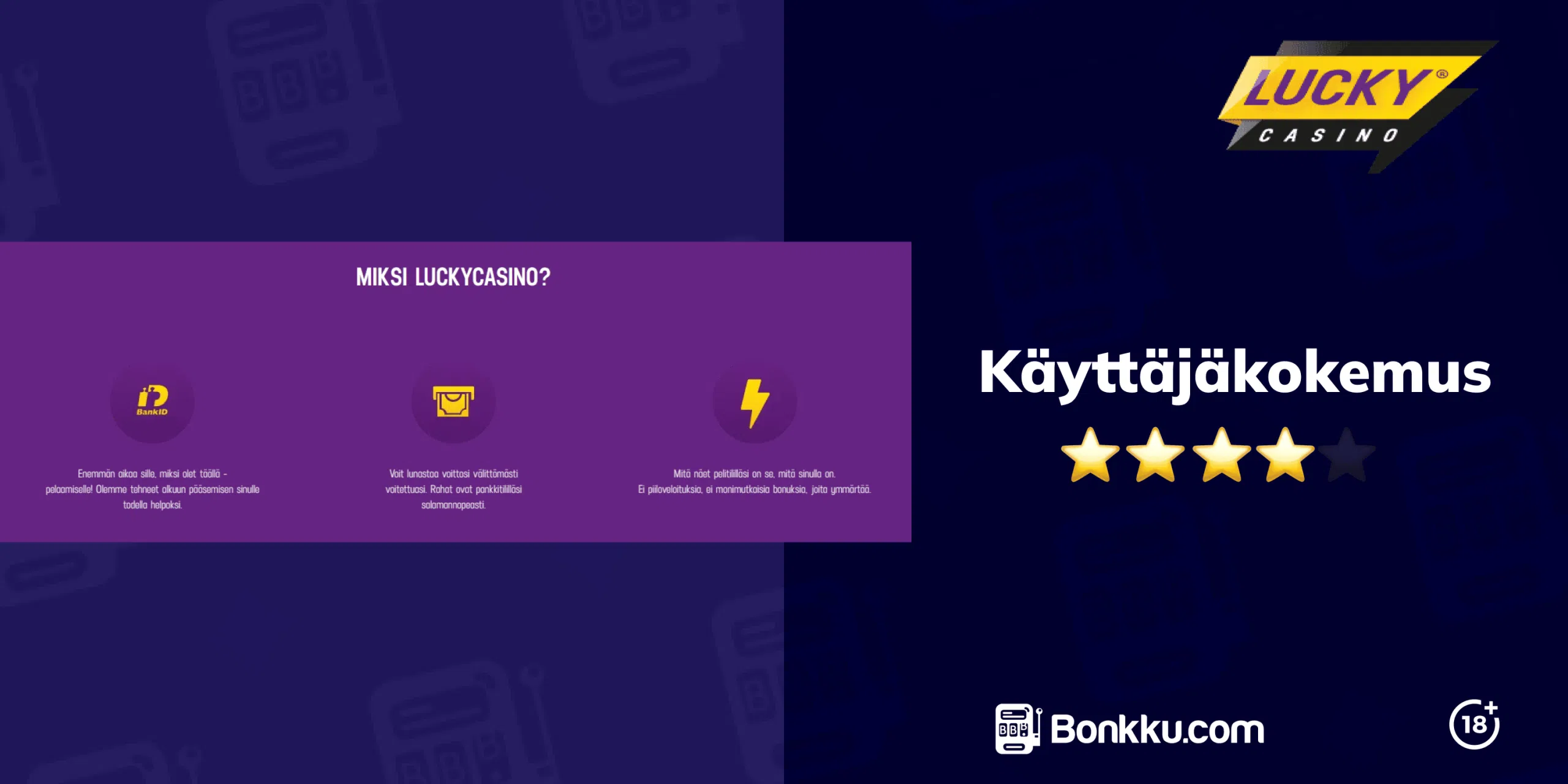 lucky casino käyttäjäkokemus