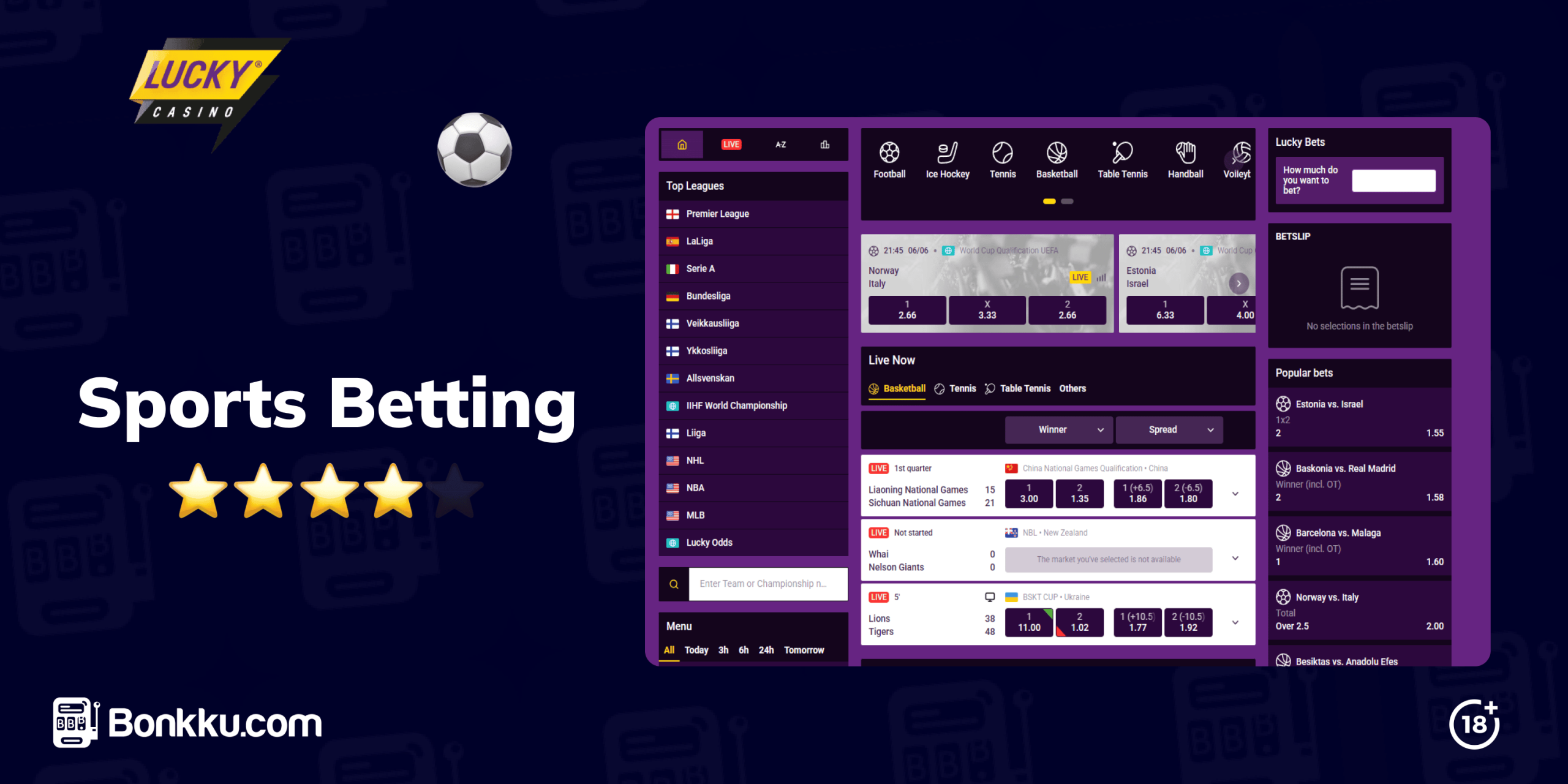 lucky casino sports betting