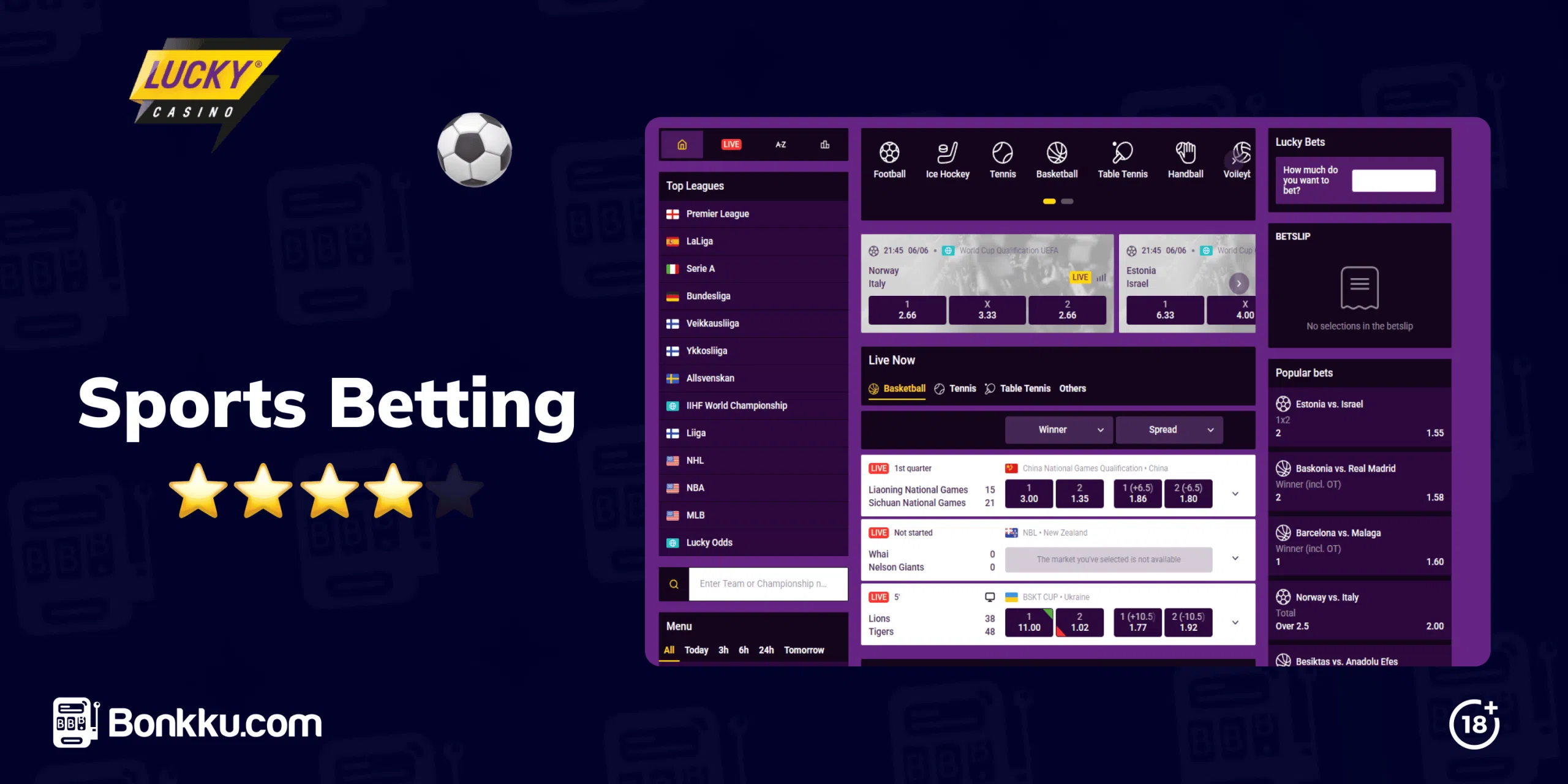 lucky casino sports betting