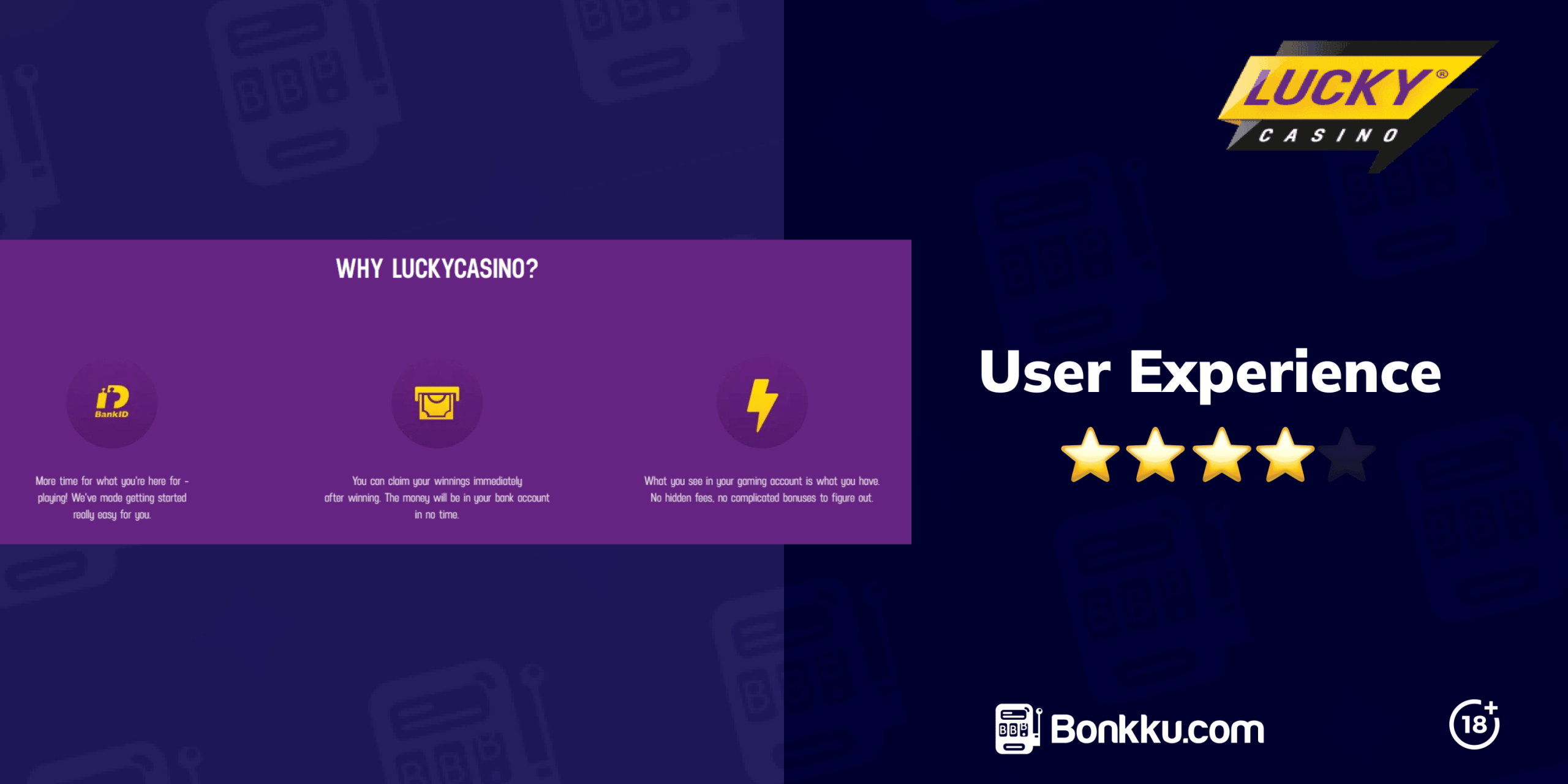 lucky casino user experience