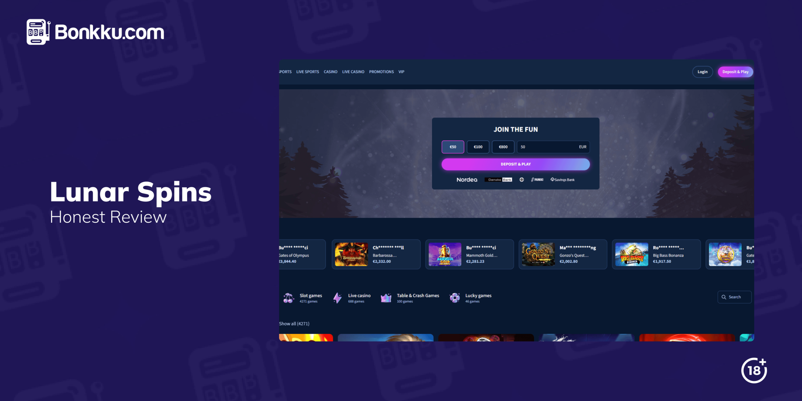 lunar spins casino review