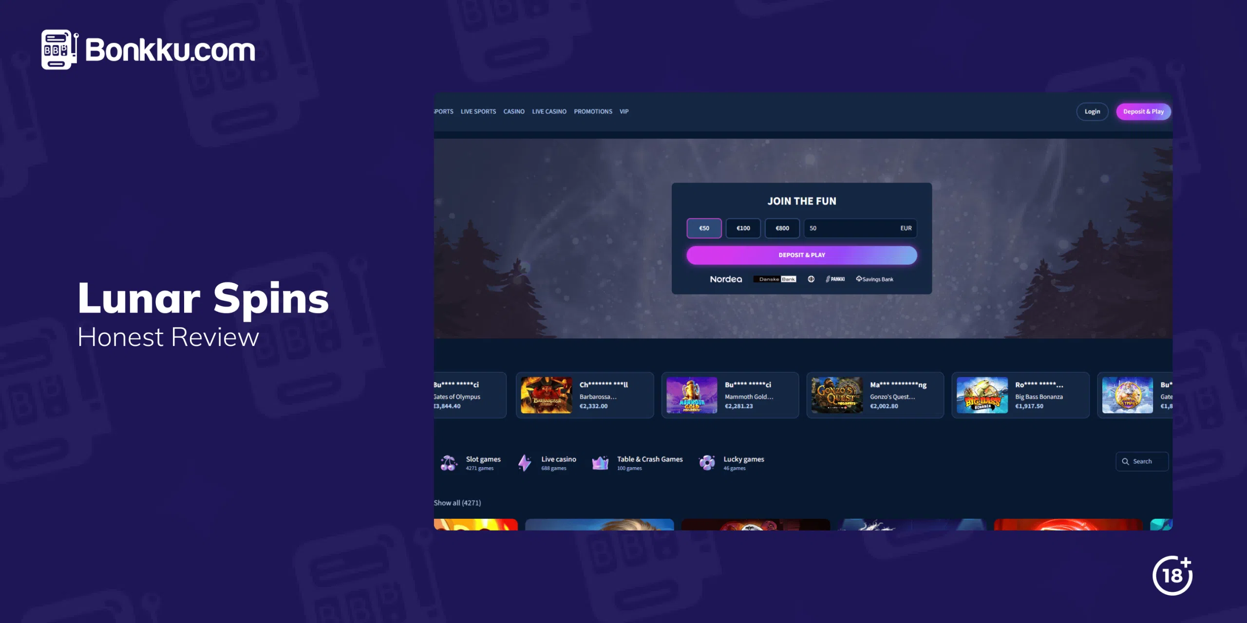 lunar spins casino review