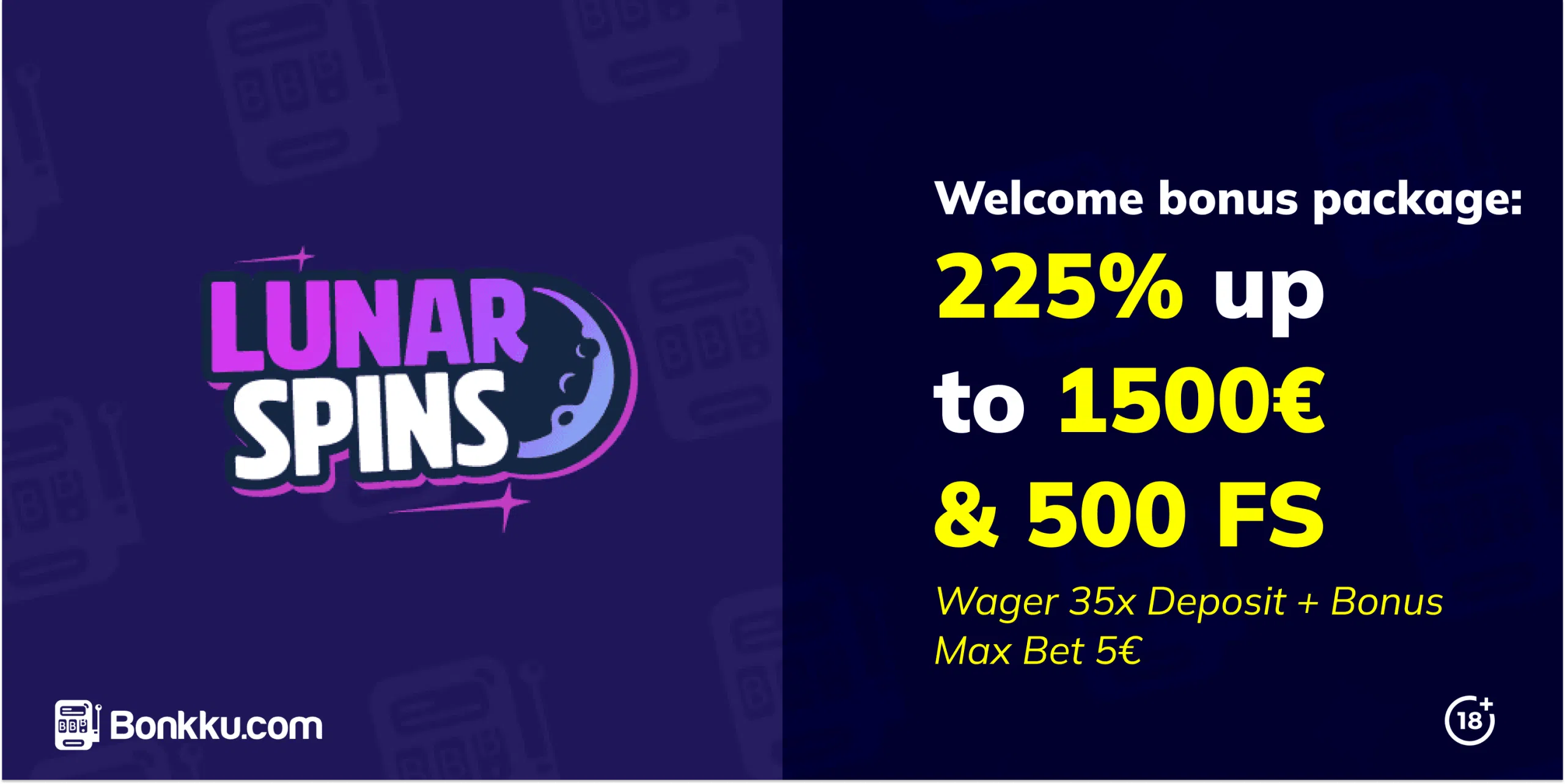 lunar spins casino welcome bonus package