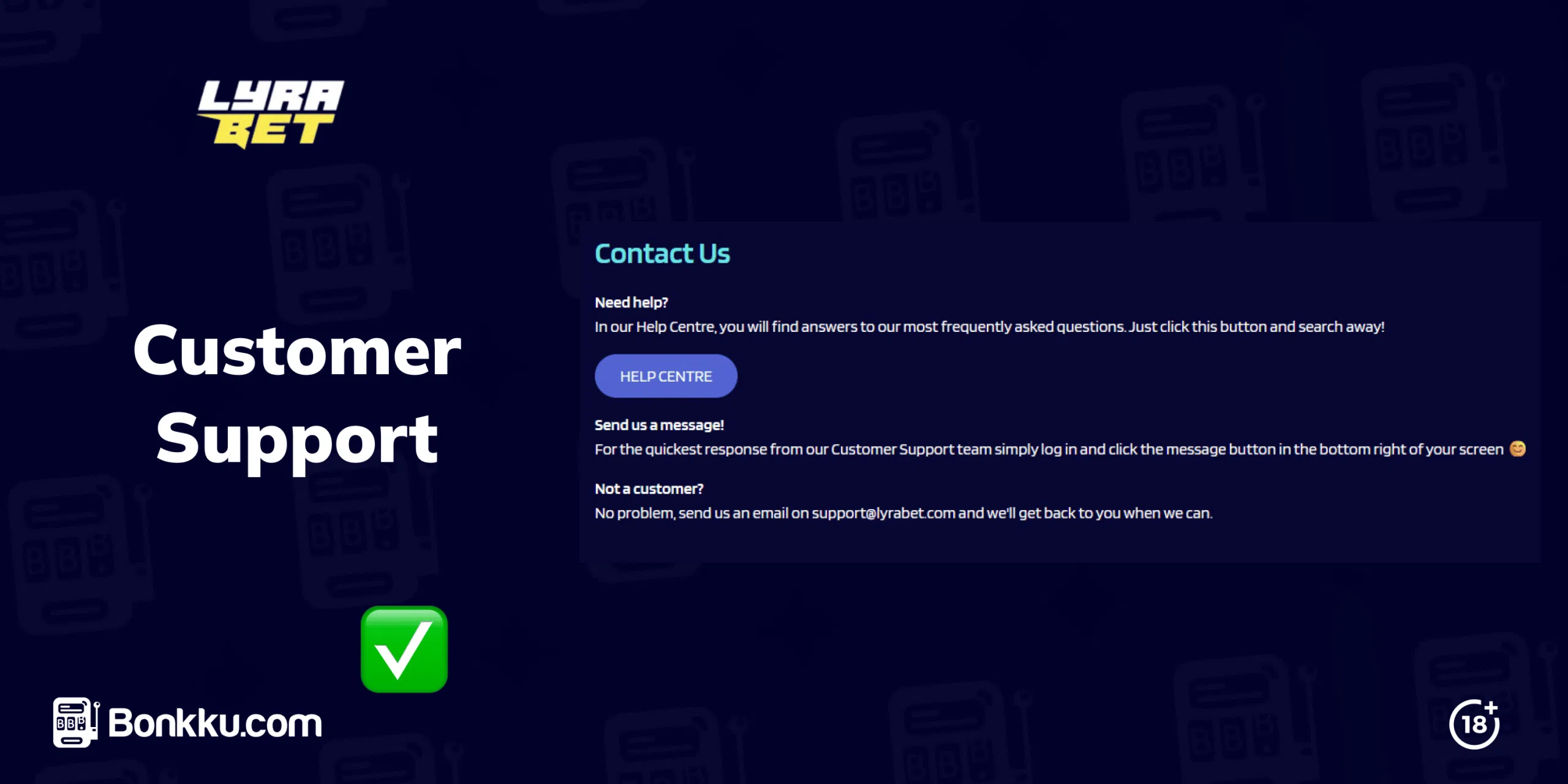 lyrabet customer support
