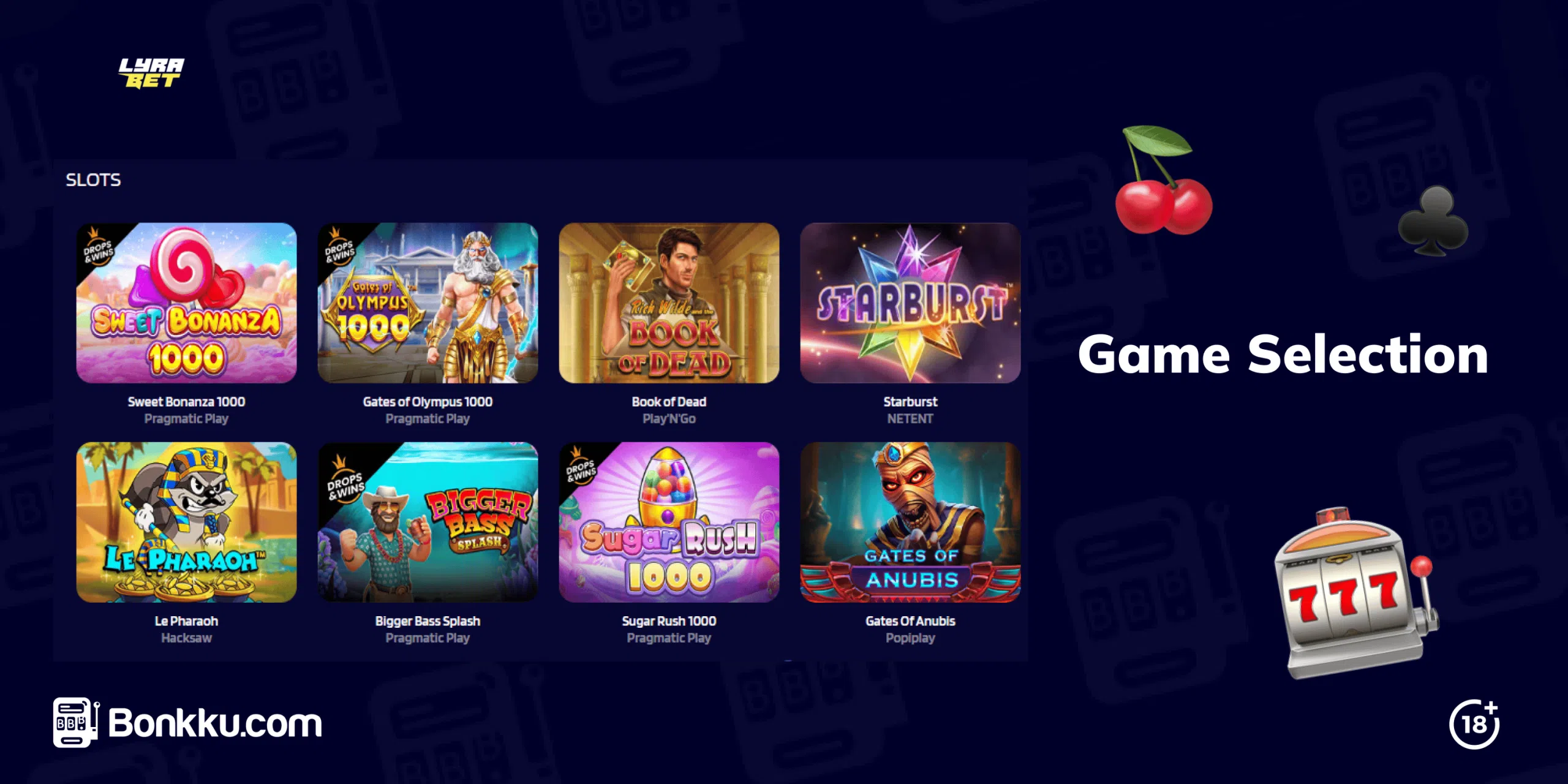 lyrabet game selection