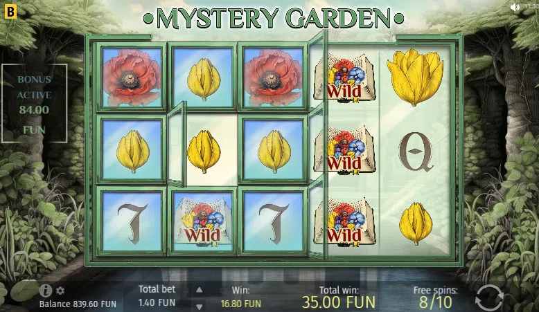 mystery garden bonus