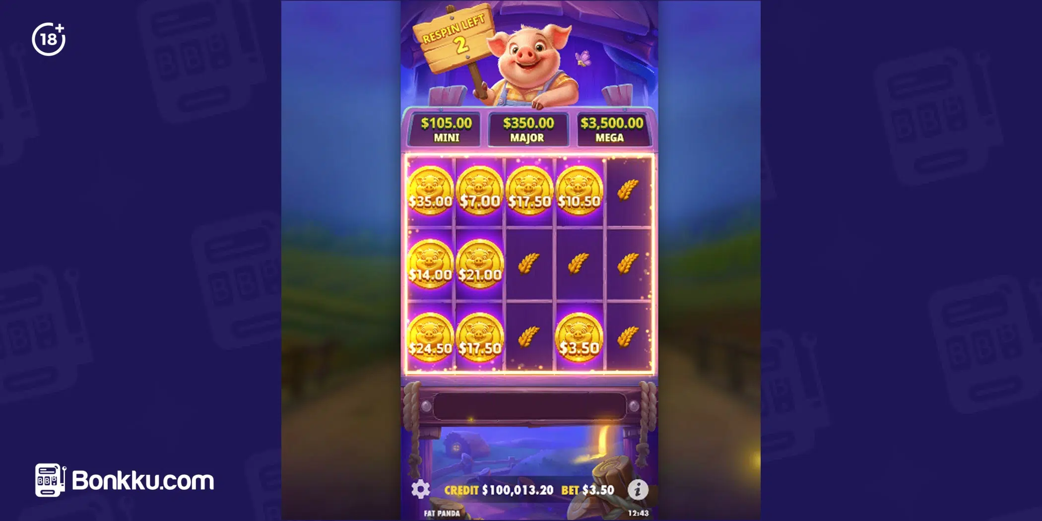 pig farm bonus