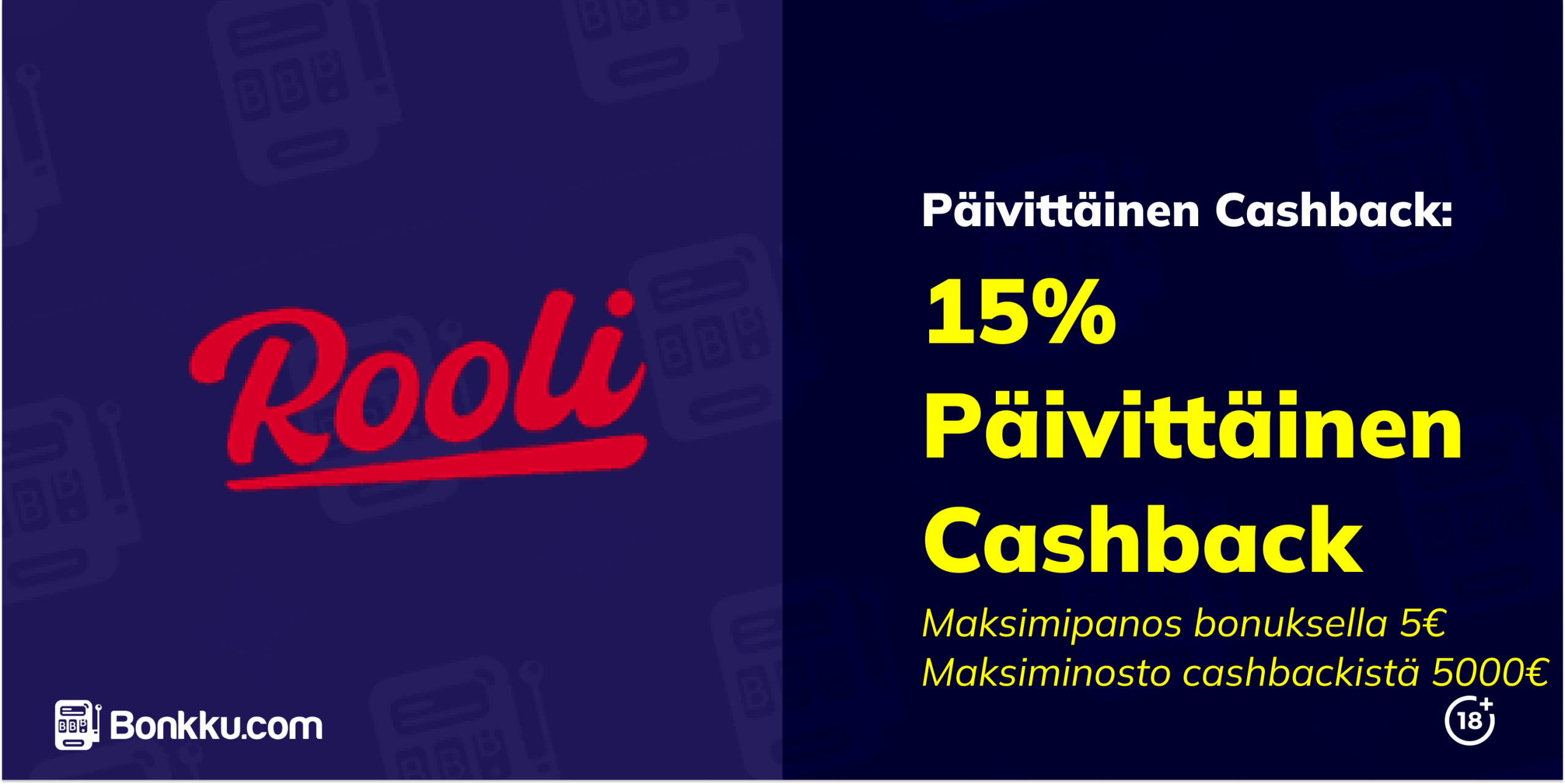 rooli casino käteispalautus