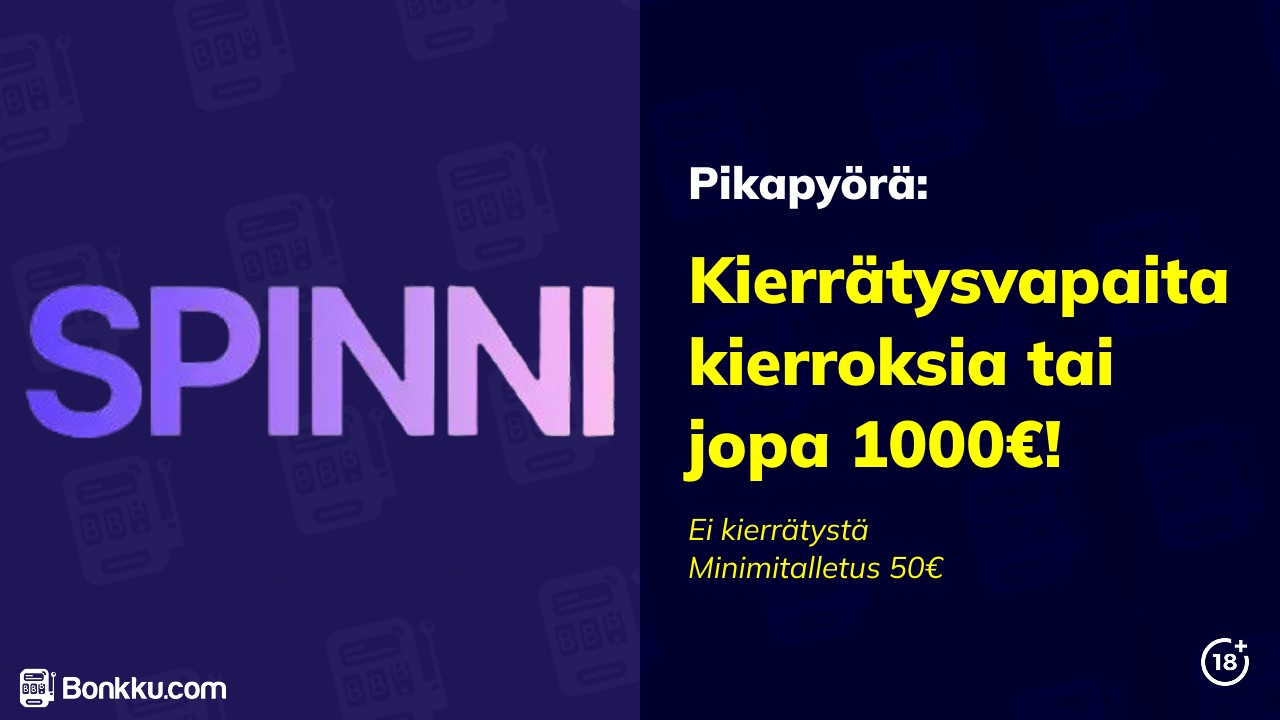 spinni casino bonus