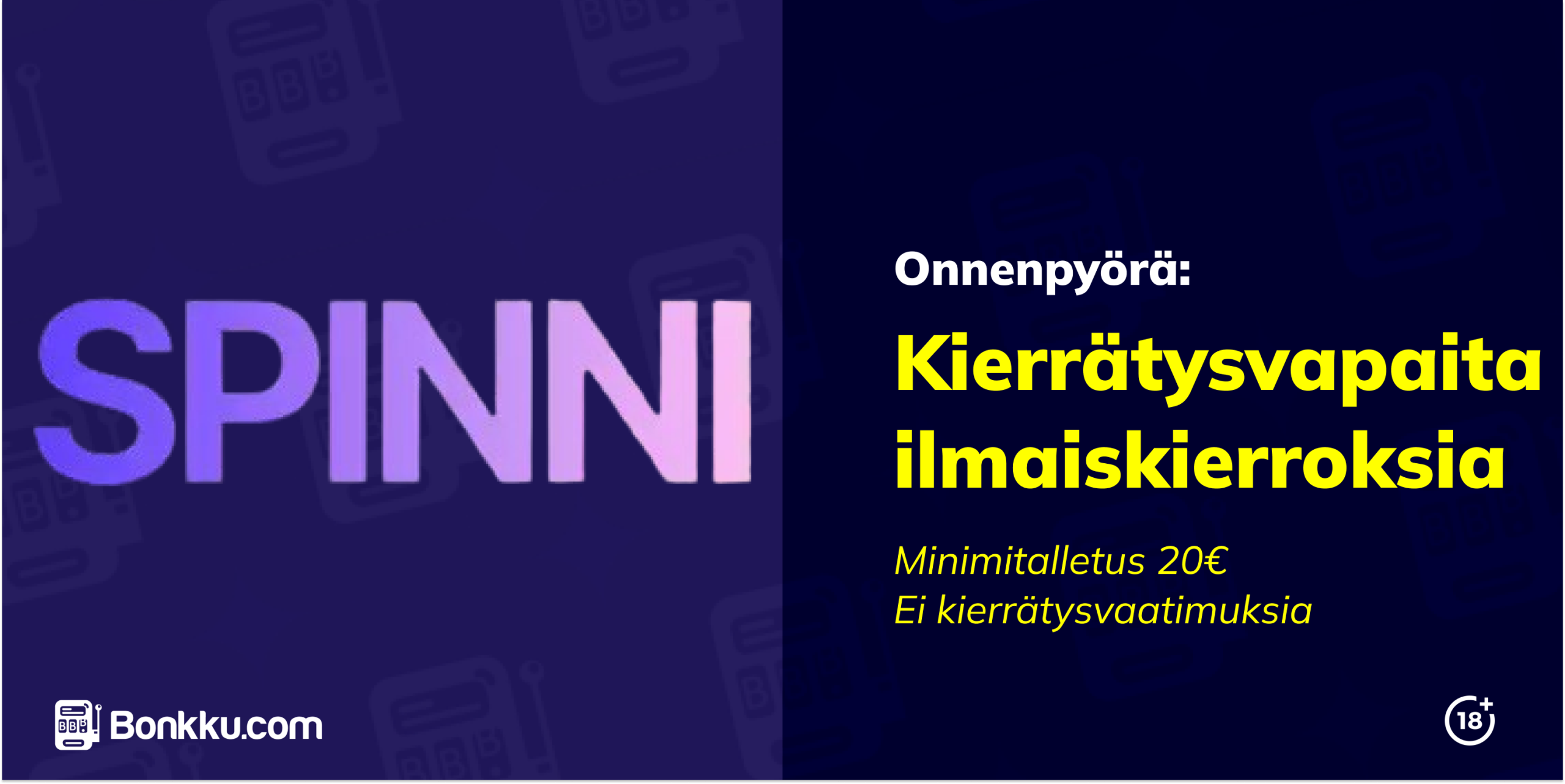 spinni kasino tervetuliaisbonus