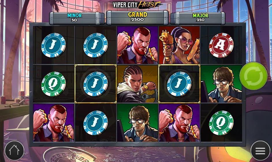 viper city heist slot