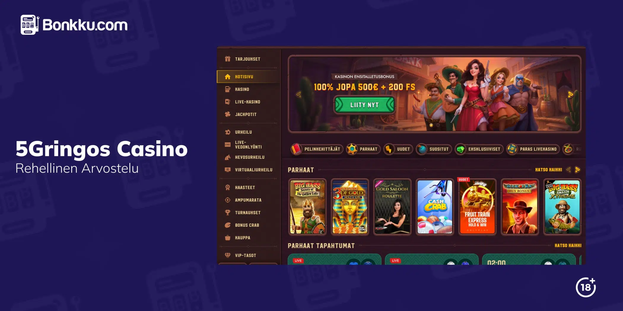 5gringos casino arvostelu