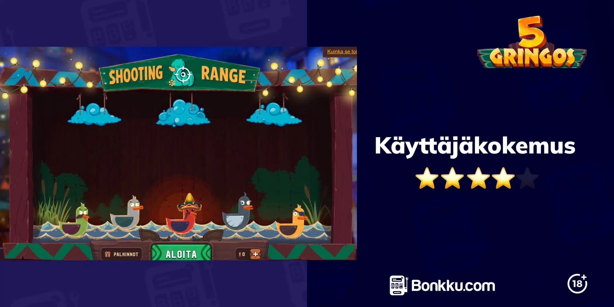 5gringos käyttäjäkokemus
