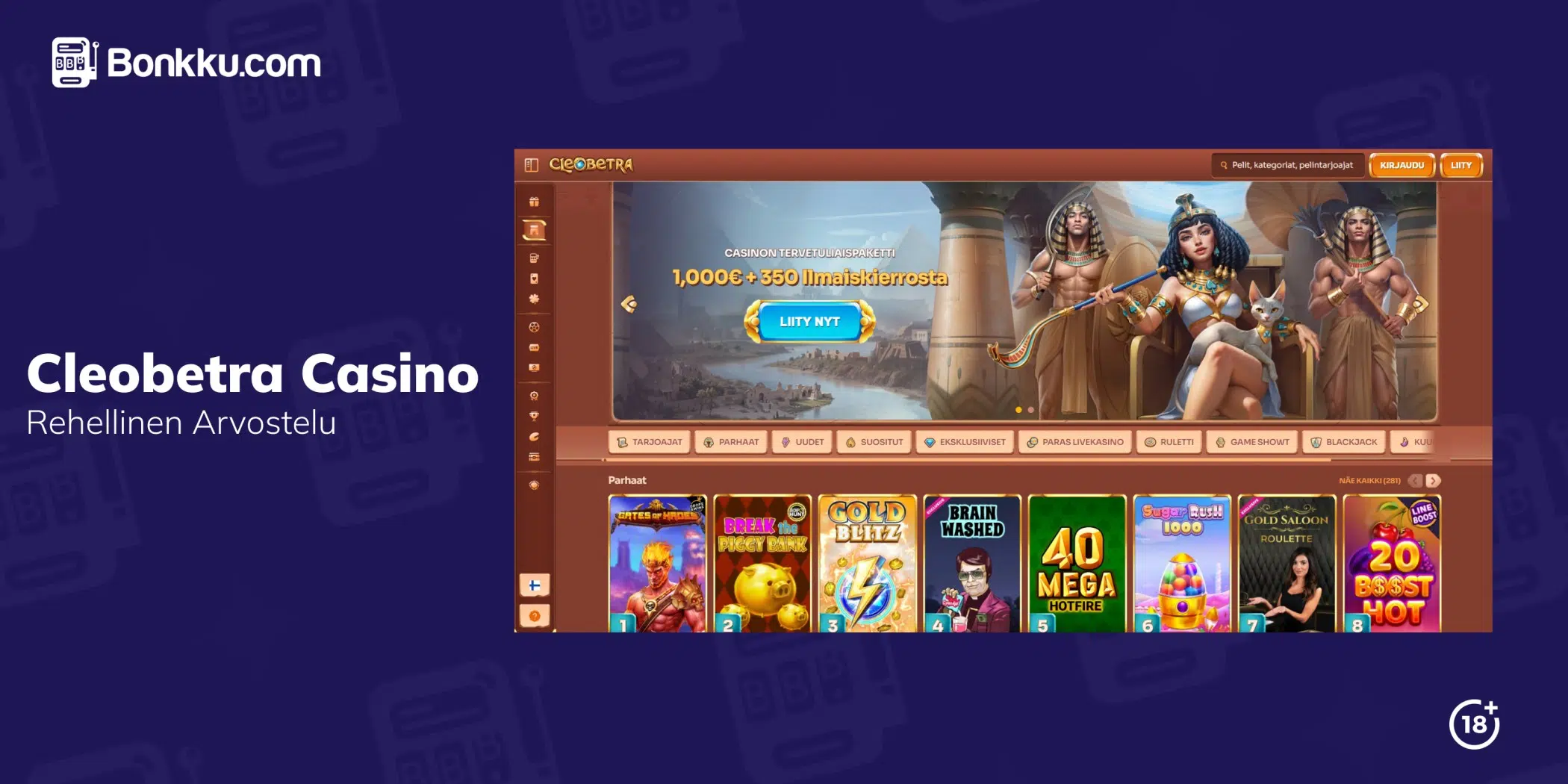 cleobetra casino arvostelu