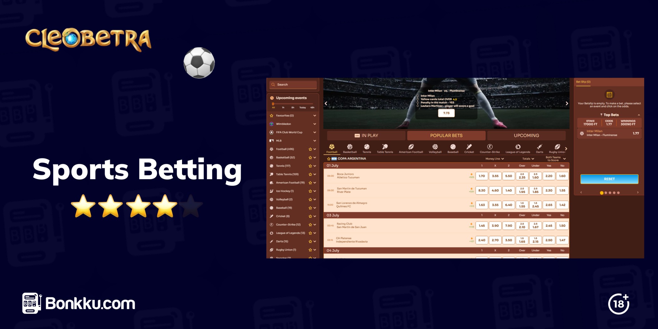 cleobetra casino sports betting
