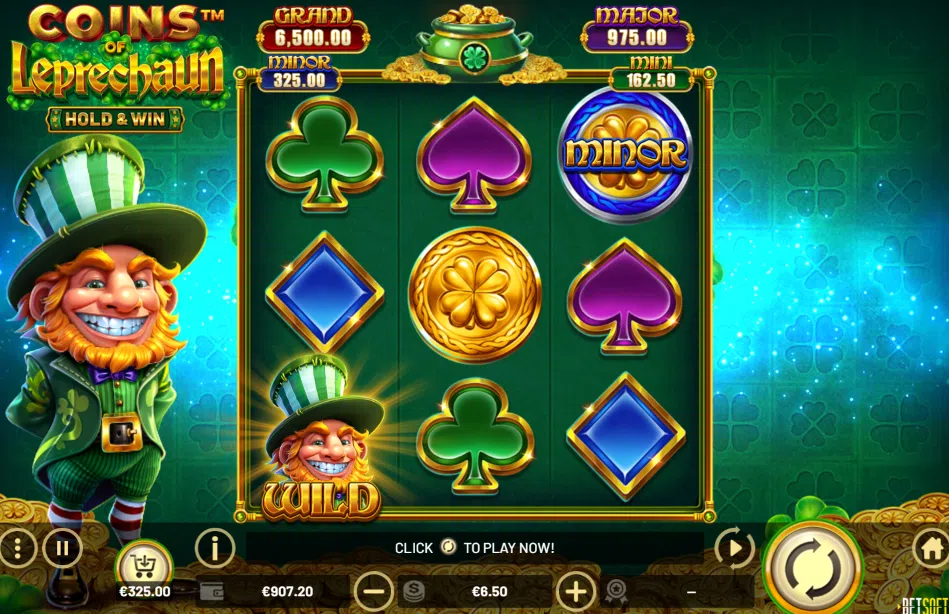 coins of leprechaun slot