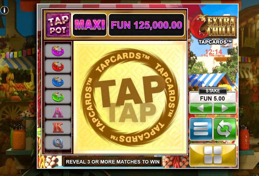 extra chilli tapcards slot