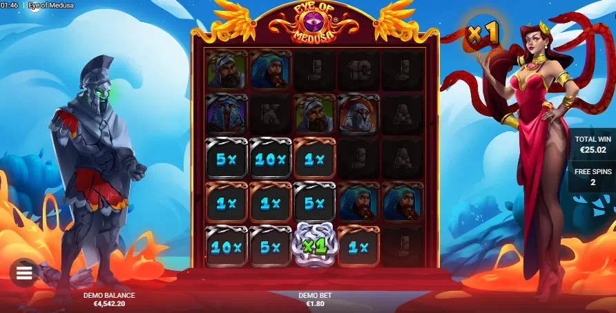 eye of medusa bonus