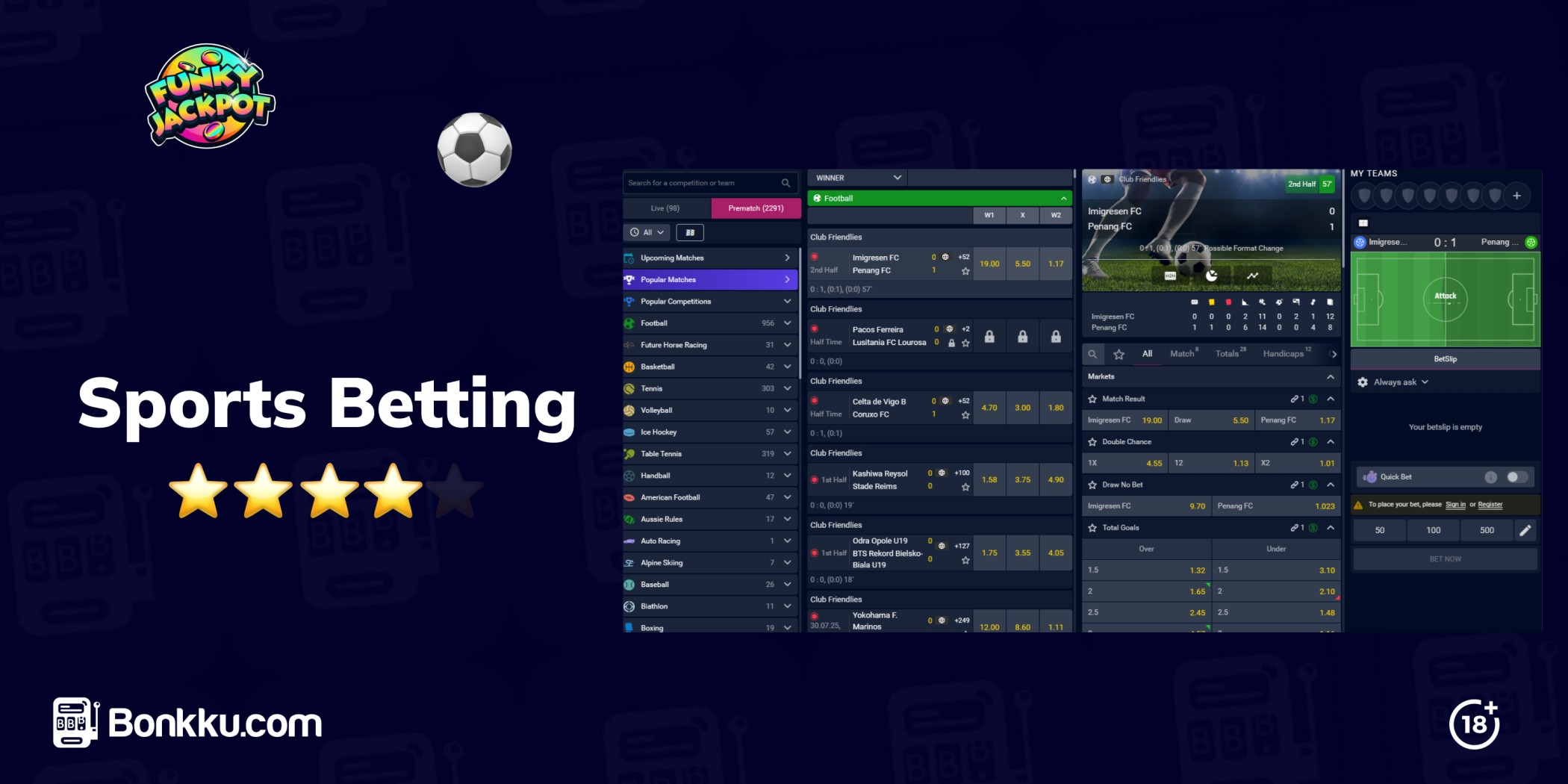 funky jackpot sports betting