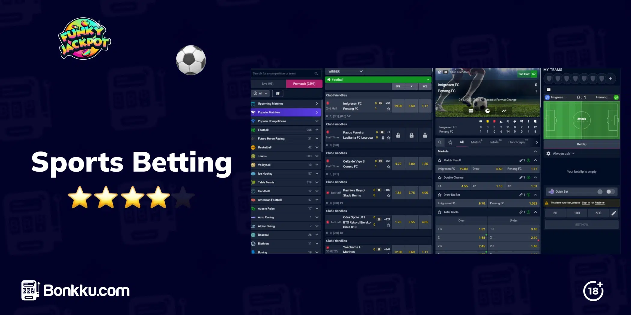 funky jackpot sports betting