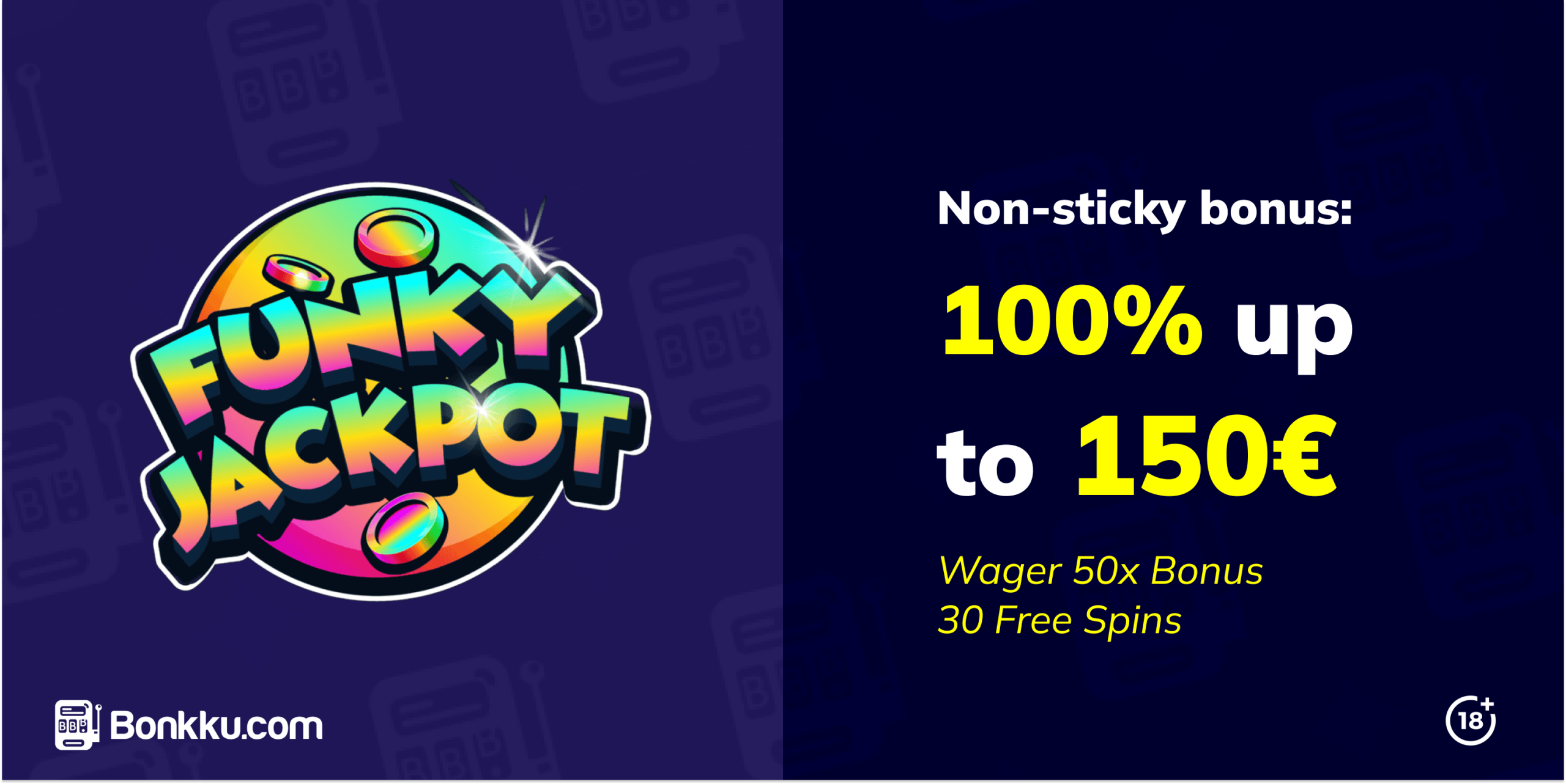 funky jackpot welcome bonus