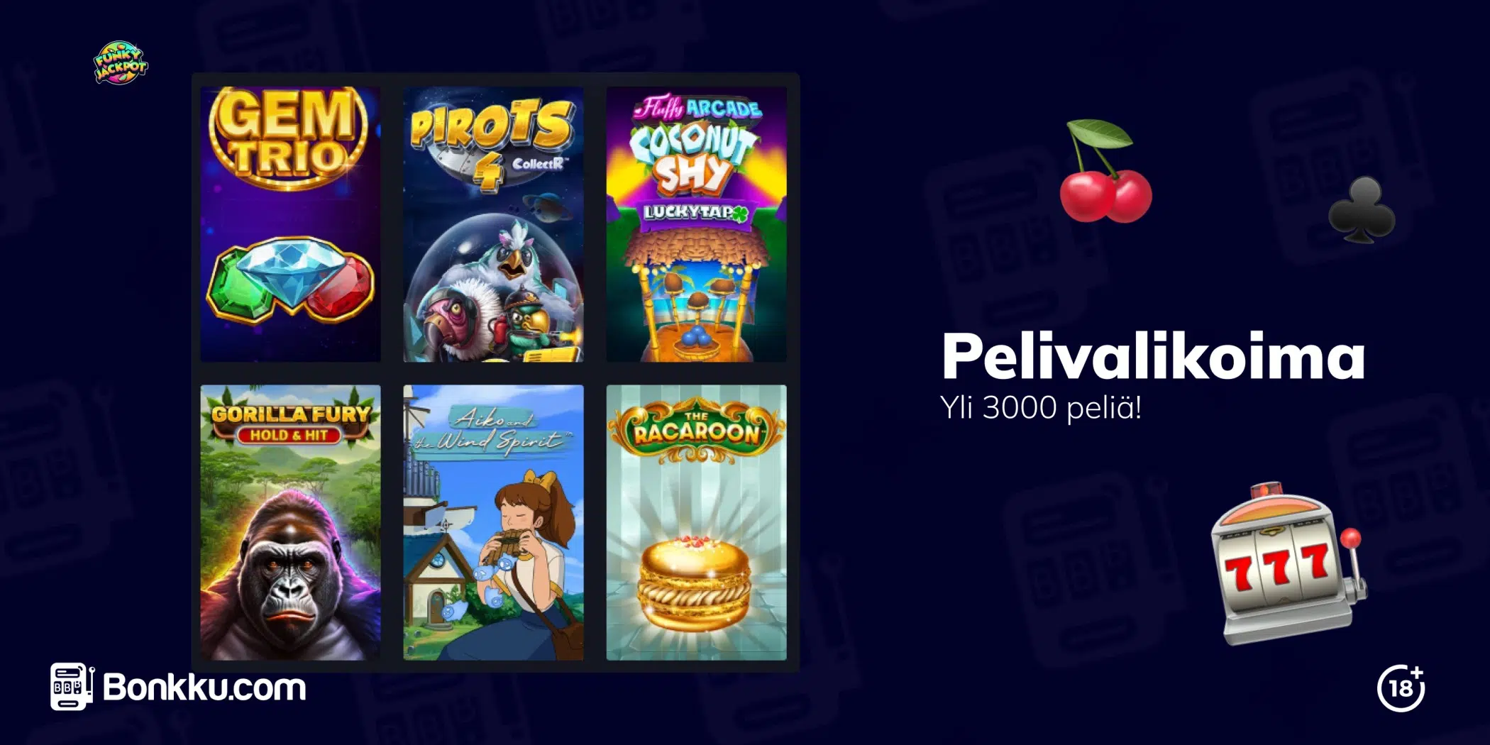 funkyjackpot pelivalikoima