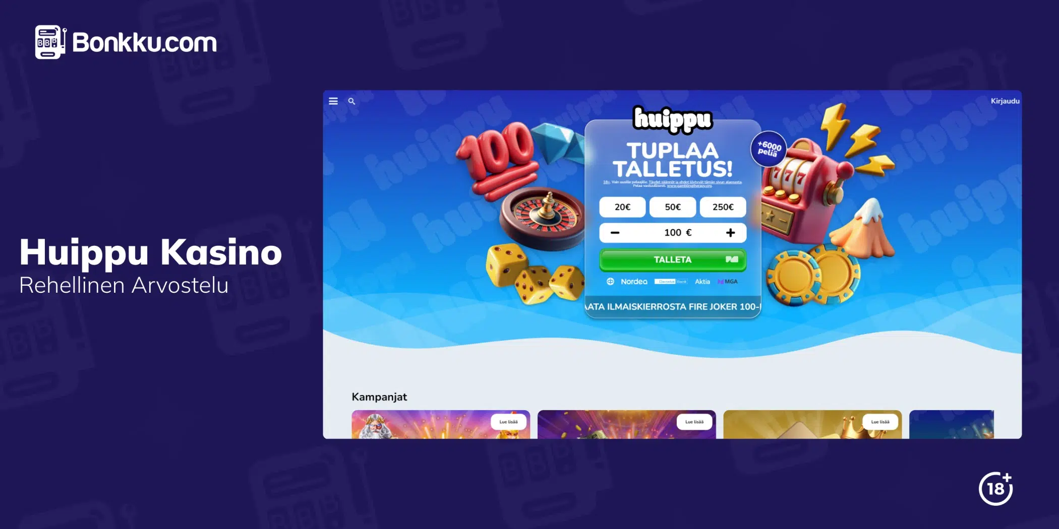 huippu kasino arvostelu