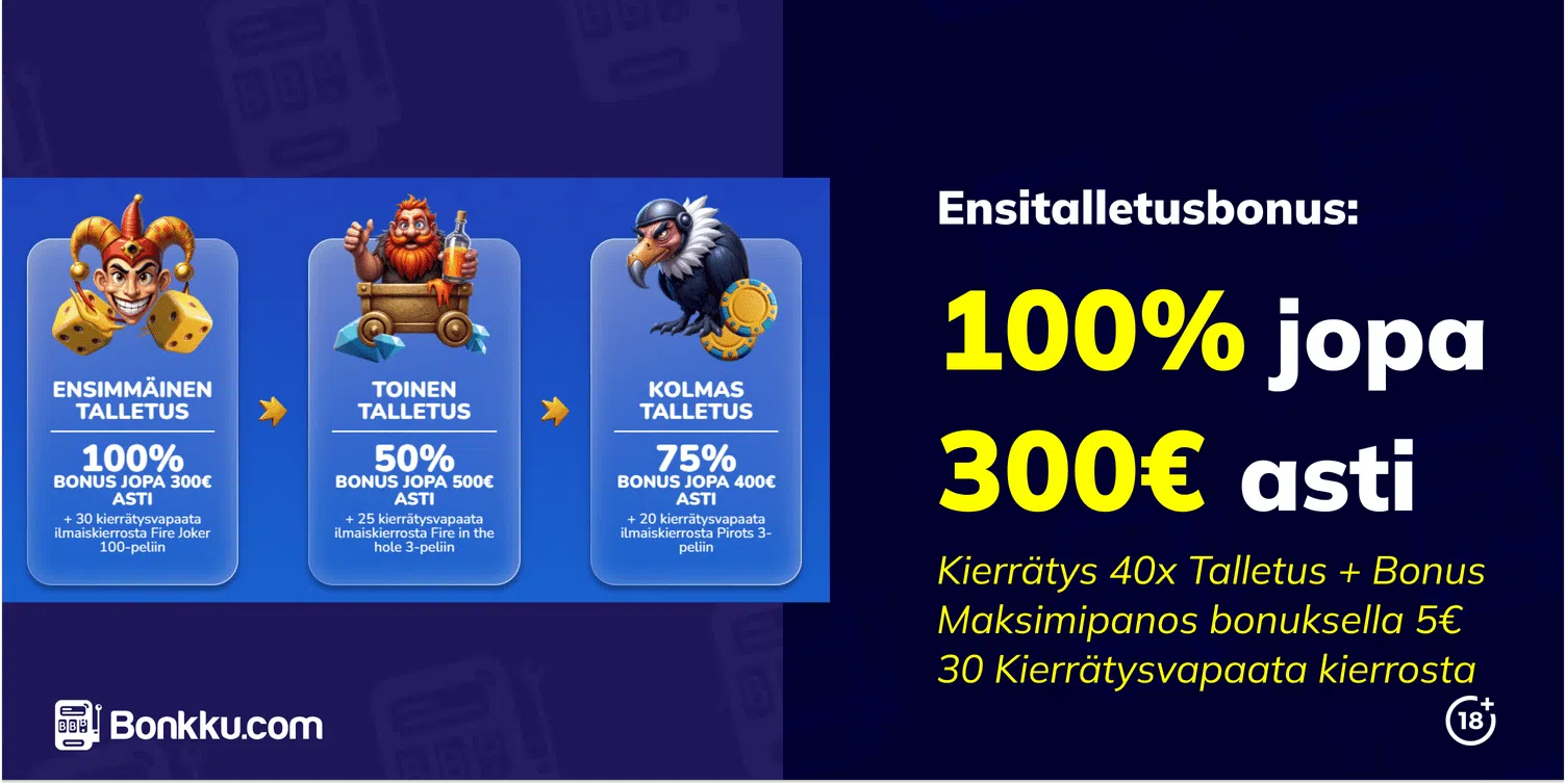 huippu kasino tervetuliaisbonus