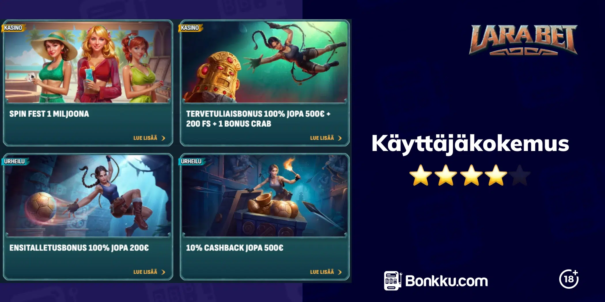 larabet käyttäjäkokemus