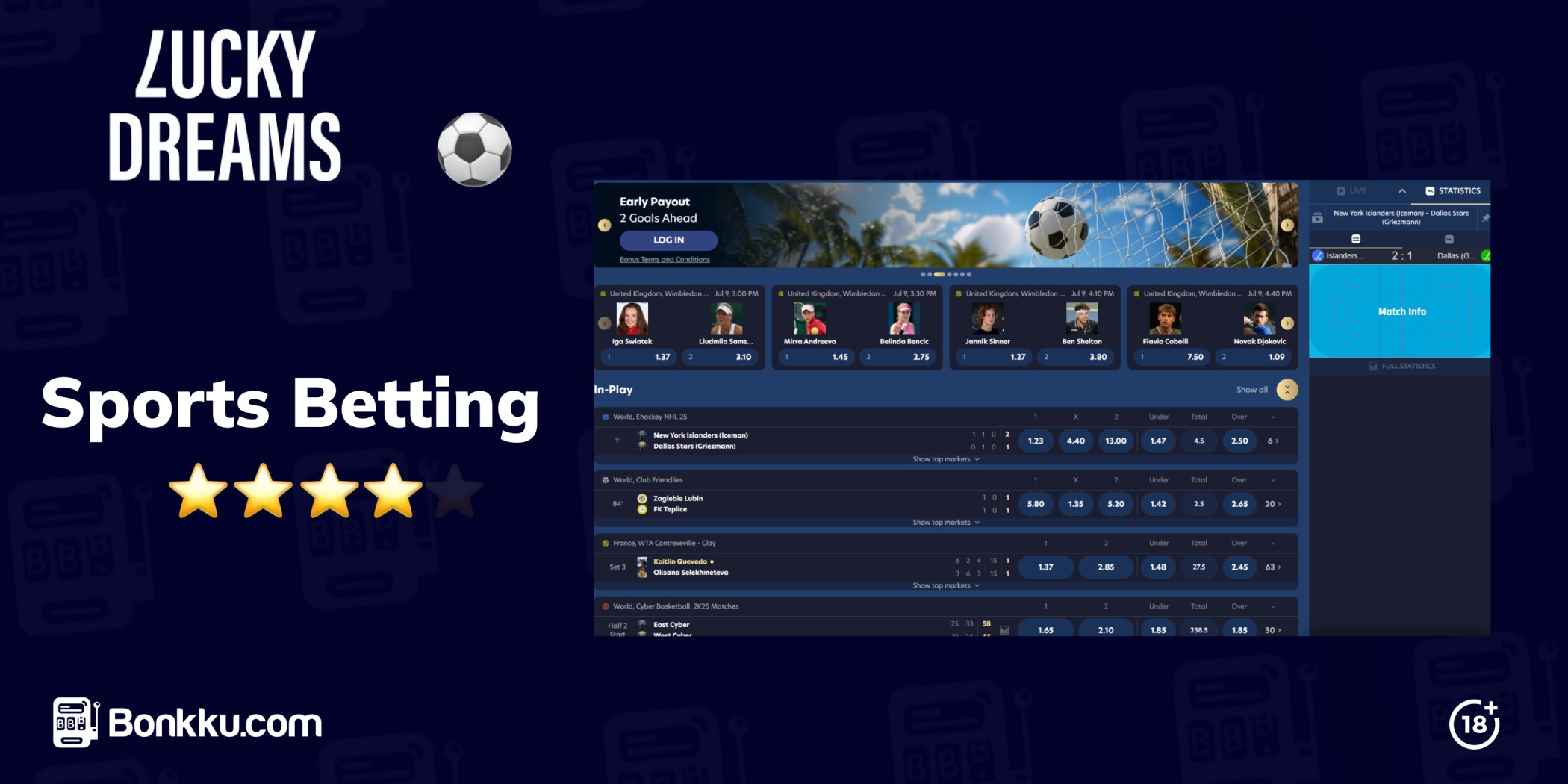 lucky dreams sports betting