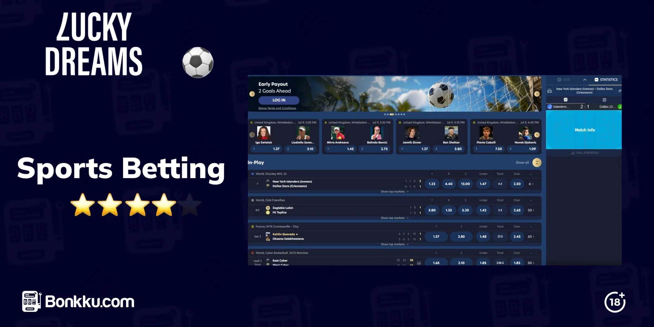 lucky dreams sports betting