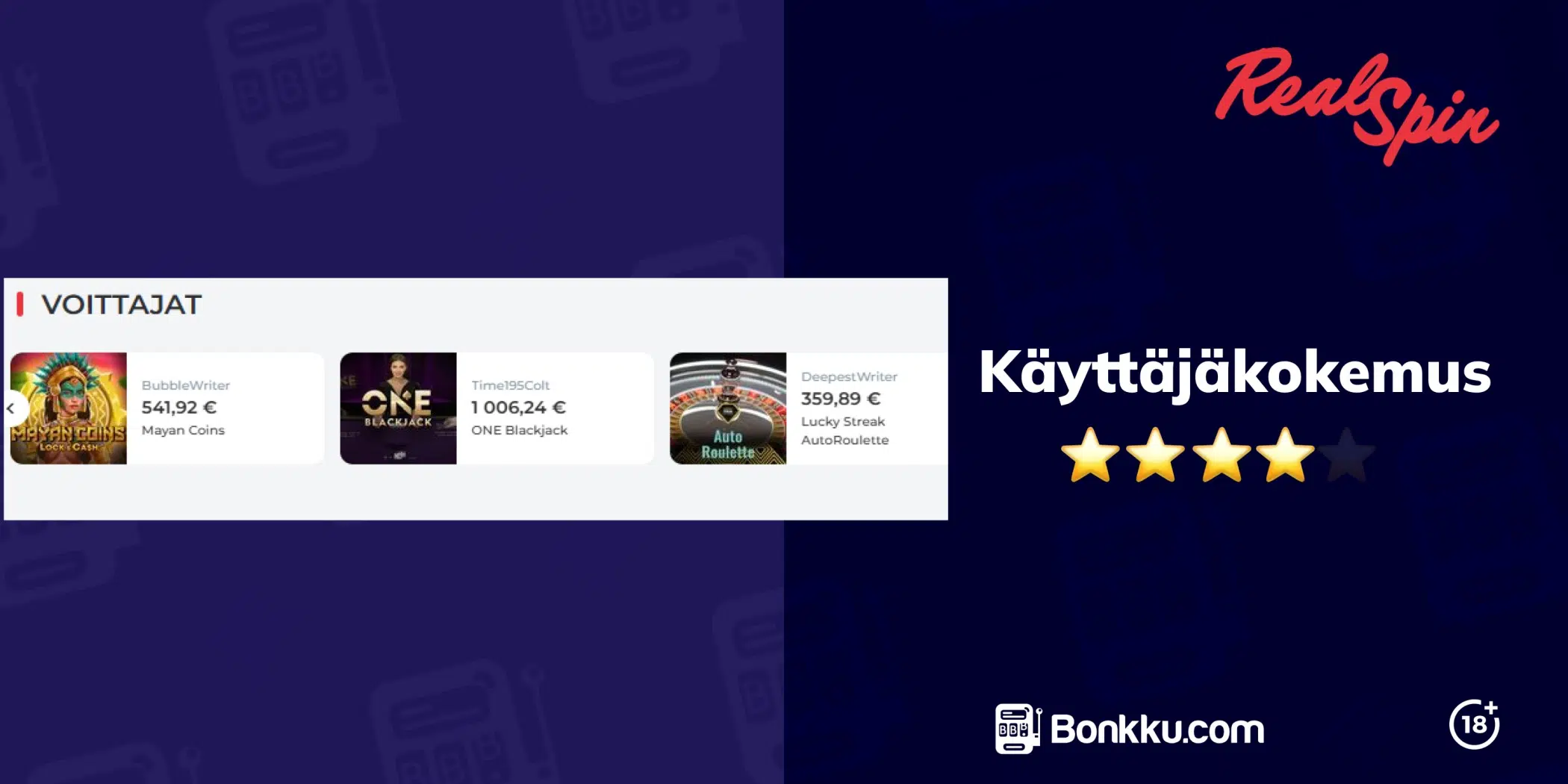 realspin casino käyttäjäkokemus