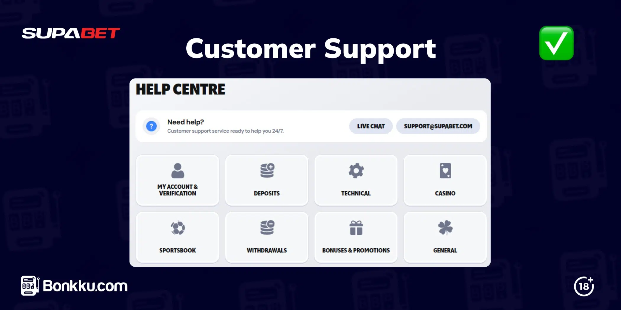 supabet casino customer support